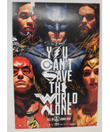 2017 SDCC You Can&#39;t Save the World Alone Poster 13 x 20 Signed x 5 Gal G... - €2.157,42 EUR