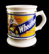 Vintage Shaving cup - wheatena cereal advertising mug - country store mug - $45.00