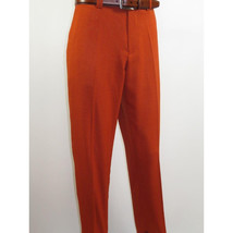 Men 2pc Walking Leisure Suit Short Sleeves DREAMS Checker 282-09 Papaya Rust image 5