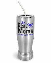 PixiDoodle Swim Mom Swimmers Support Team Insulated Coffee Mug Tumbler with Spil - £27.16 GBP+