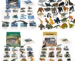 36 Small Animal Figurines Learning &amp; Education Toys, Plastic Realistic D... - $65.99