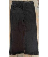 Vintage USA Wrangler Mens 42X32 Black Speckled Cowboy Original Fit Jeans... - $43.99 CAD