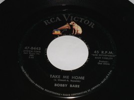 Bobby Bare Take Me Home Four Strong Winds 45 Rpm Record Vinyl RCA Label - £10.21 GBP