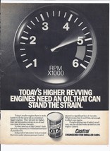 80&#39;s Castrol GTX Motor Oil Print Ad Automobile Car 8.5&quot; x 11&quot; - $19.21