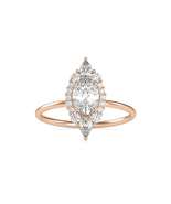 2 carat moissanite ring 14k gold  - $759.85 CAD