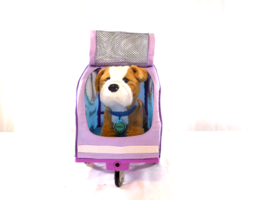 MY American Girl DOLL Pet Trailer for Trail Bike + AG Meatloaf Pet Dog Bulldog - £23.50 GBP