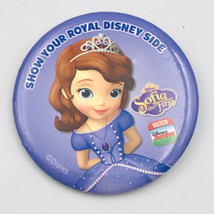 Sofia the First Show Your Royal Disney Side Souvenir Button Pin  - £5.34 GBP