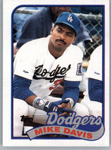 1989 Topps 277 Mike Davis  Los Angeles Dodgers - £0.77 GBP