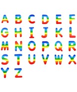 ABC Alphabet Letter Custom Word Embroidery Patch Rainbow Color Applique ... - $12.32