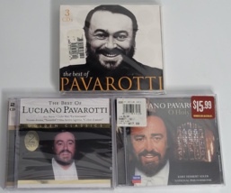 3 Luciano Pavarotti CD Lot NEW Best of 3-Disc Set, O Holy Night Decca, Golden - £15.66 GBP