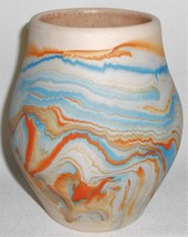 Native American Namadji Pottery 5&quot; Tall Vase Made In Usa - £39.46 GBP