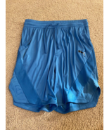 Puma Shorts Mens Medium Blue Active Athletic Running Jogging Basketball ... - £13.80 GBP