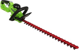 Greenworks 24V 22&quot; Cordless Laser Cut Hedge Trimmer, Tool Only - £81.77 GBP