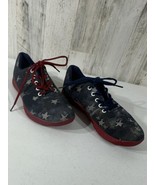 Nobull Vintage Flag Trainers Blue Red Women 11 Men 9.5 Sneakers Shoes Am... - £28.38 GBP