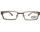 SPY Optics Kids Eyeglasses Frames J5 HAWKINS MAH Brown Rectangular 46-17... - $46.53