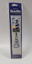1999 Bucilla Cross Stitch Kit Bookmark "I am the light of the world" 1 7/8"x 8" - $11.88