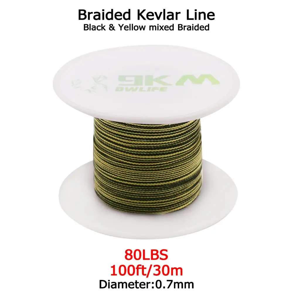 Kevlar Line 80~400lb  Fishing ist Line Kite Flying String Outdoor Campin... - $27.58
