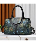 Large Floral Shoulder Handbag for Women – Fashion PU Leather Tote Purse - $82.22 CAD