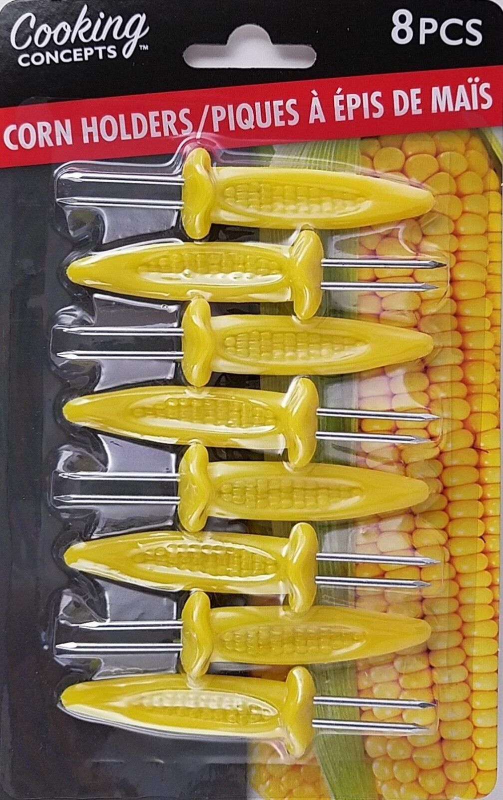 CORN ON THE COB HOLDERS Jumbo Corn Holder 8/Pack - $2.96