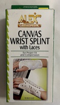 1-Pack* Alex Orthopedic Canvas Wrist Splint Left Hand Medium - £11.76 GBP