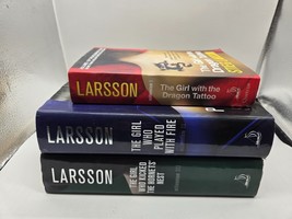 Girl with the Dragon Tattoo Millennium Trilogy Stieg Larsson PB And HC mixed - $9.89