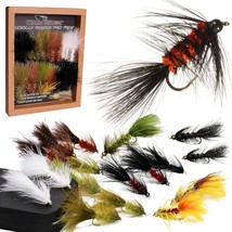 RoxStar Fly Shop | 24pk Wooly Bugger Flies Assortment | Hand Tied with P... - £25.94 GBP