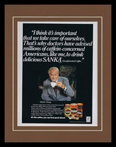 Robert Young 1977 Sanka Coffee Framed 11x14 ORIGINAL Vintage Advertisement - $39.59