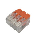 TRAKTRONIX 221-413 LEVER-NUTS 3 Conductor Connectors  Same as Wago (25 PCS) - $187.27 MXN