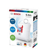 4 Bosch Vacuum Part 17003048 Canister / Paper Bags, G, 4PK, Compact - $38.24
