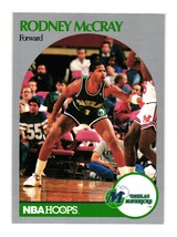 1990-91 Hoops #409 Rodney McCray Dallas Mavericks - £1.56 GBP