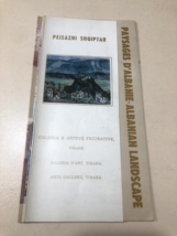Old Albania Leaflet BROSCHURE-ENVER HOXHA-PEISAZHI SHQIPTAR-COMMUNISM TIME-RARE - £14.16 GBP