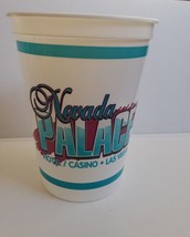 Vintage Nevada Palace Hotel Casino Las Vegas NV Plastic Tumbler 5-1/2&quot; x 4-1/2&quot;  - £8.75 GBP