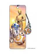Star Wars Droids C3PO, R2-D2, BB-8 3D Bookmark Multi-Color - £10.93 GBP