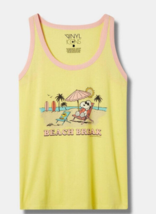 Torrid Women&#39;s Yellow Snoopy Woodstock Beach Tank Cotton Blend Plus Size 2X - £19.69 GBP