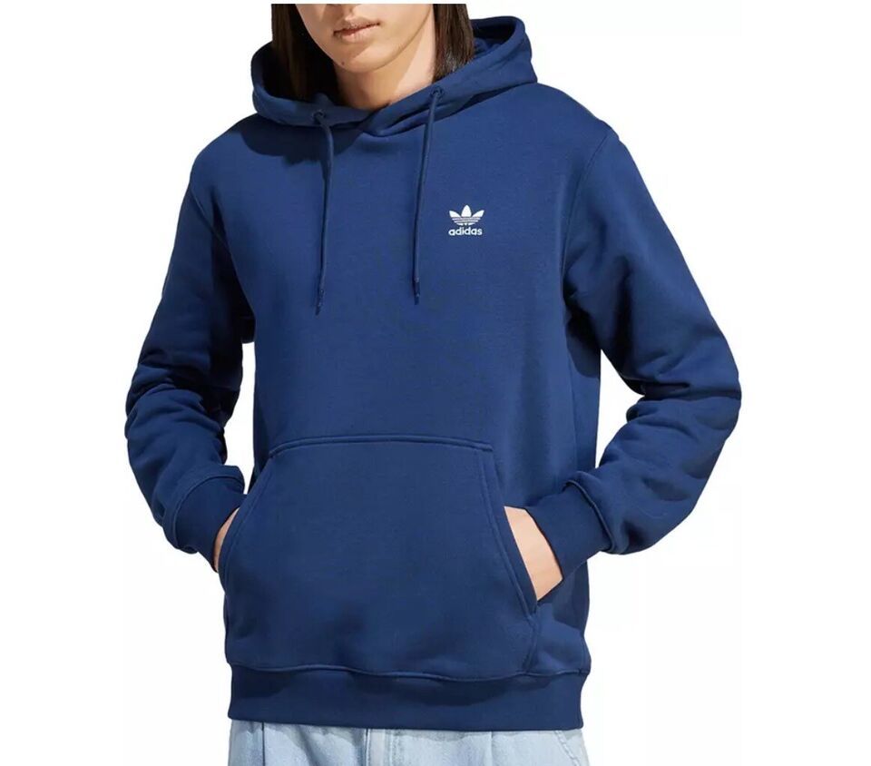 Primary image for adidas Originals Men's Adicolor Essentials Trefoil Hoodie Sz Small Night Indigo