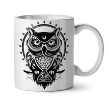 Owl Eye Illuminati Animal NEW White Tea Coffee Mug 11 oz | Wellcoda - £12.48 GBP
