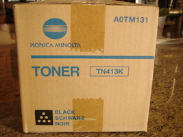 NEW Konica Minolta A0TM131 (TN413K) Black Toner Cartridge NIB - $57.85