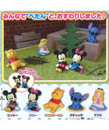 Disney Character Petanto! Chokkori-zu Resting Mini Figures - Complete Se... - £26.51 GBP