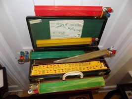 Vintage 1959 1960 Mahjong 152 Tile Catalin Set in Carry Case w/ Five Racks - €287,05 EUR