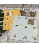 Vintage 90s Cartoon Animals Wrapping Paper Sheets Sealed Dogs Jokes Hall... - $14.84