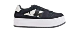 Calvin Klein Women Sneakers - 9.5 US EU 40 Black Fashion Casual Shoes New - $179.09 CAD