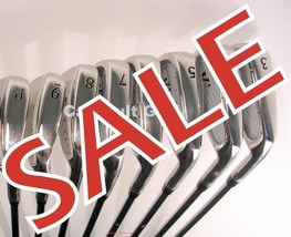 1&quot; Big Tall Xl Custom Made Stiff Irons 3-PW Xxl Iron Set Taylor Fit Golf Clubs - £270.43 GBP