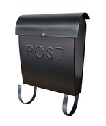 Nach (Euro) Wall Mailbox Black Rust Proof With News Paper Holder 12”x11.... - $556.91 MXN