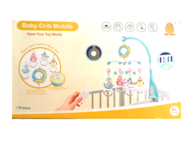 Baby Crib Mobile by Mini Tudou with Projection Function and Night Light ... - £17.99 GBP