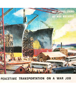 1943 General Motors WW2 Advertisement Military Battleships Transportatio... - $54.23 CAD