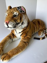 Melissa & Doug Jumbo TIGER Lifelike & Lovable Posable 72” From Paw To Tail CUTE! - £73.24 GBP