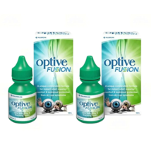 2x Boxes of OPTIVE FUSION 10ml Lubricant Eye Drops Soothing &amp; Moisturizing - $384.27 MXN