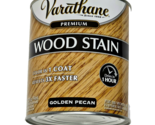 Varathane Premium Wood Stain 1 Coat 3x Faster Golden Pecan Quart 32oz 1 ... - £20.45 GBP