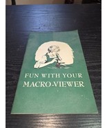 Fun with your Macro Viewer The Wonders of Life Manual Vtg 1963 - $252.65 MXN