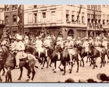 1923 Parade of Cavaliers Soldiers Antwerp Belgium UNP DB Postcard P6 - $4.90